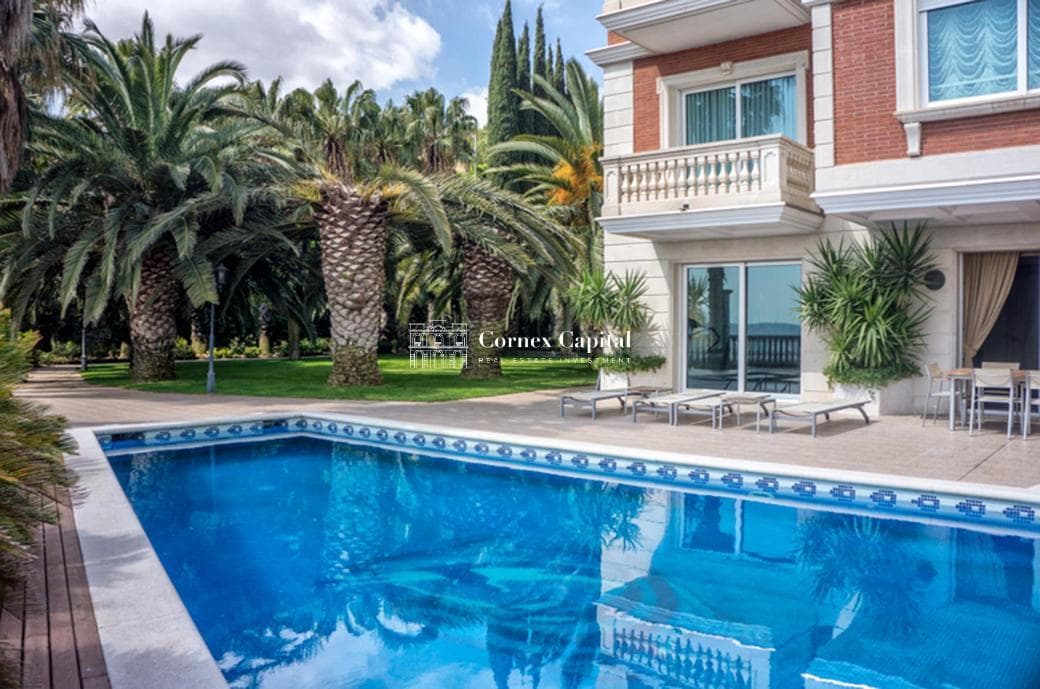 Lujosa casa con vistas panorámicas de Barcelona en Pedralbes